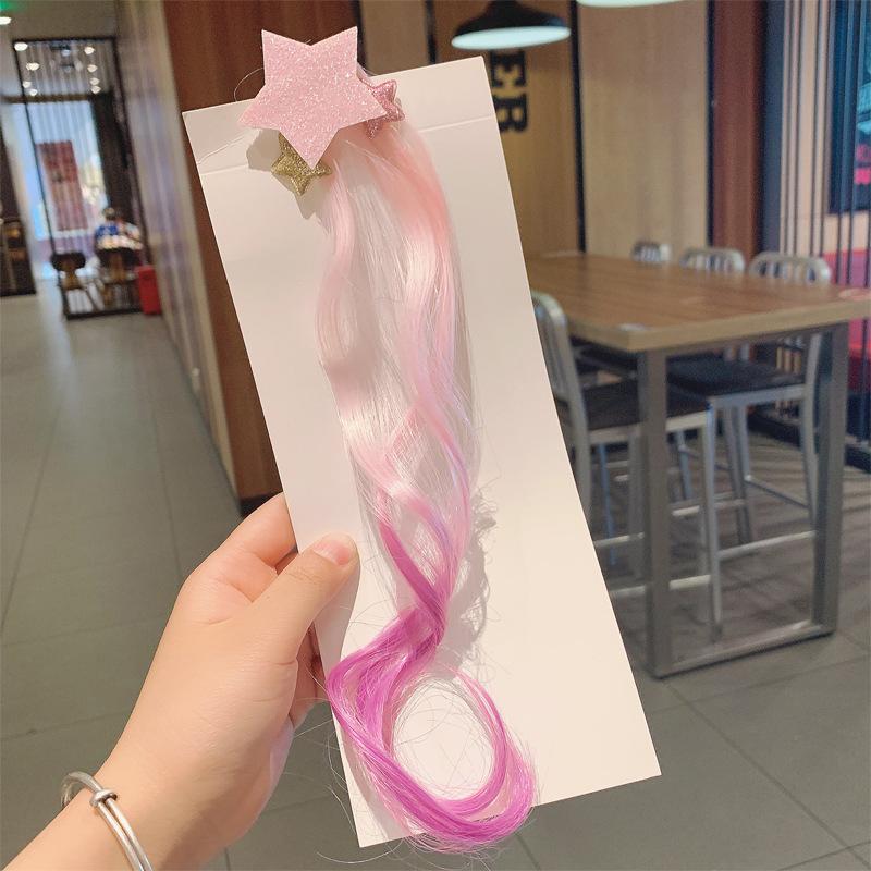 1 пара, милая заколка для девочек, детская заколка для волос, мультяшная веревка для волос, аксессуары, детский парик, веревка для волос, головной убор