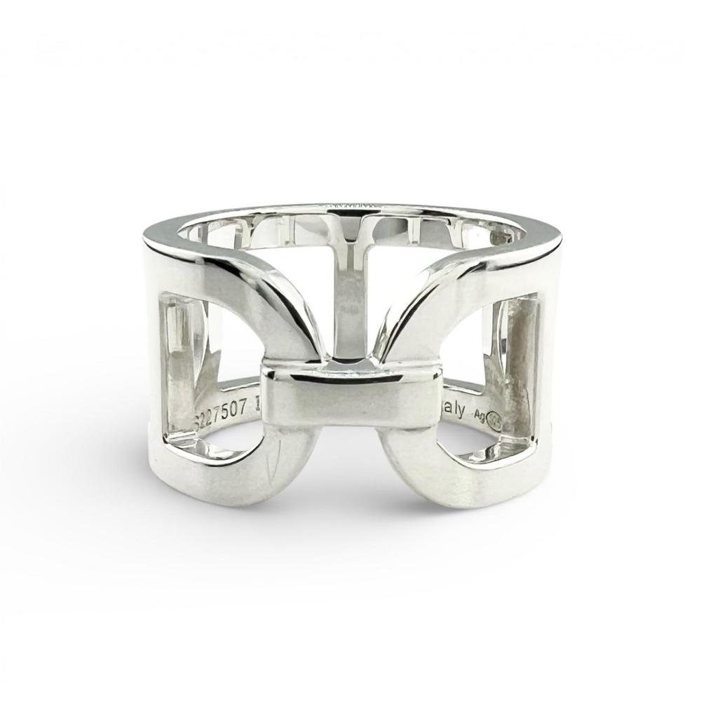 Great HERMES Ring Ever Shane Dunkle Silver AG925 Women Used