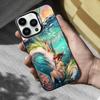 Чехол для телефона Ctue S-Spirited A-Away Аниме для iPhone 16,15,14,13,12,11,Mini,Pro,MAX Черный Матовый Ударопрочный Чехол
