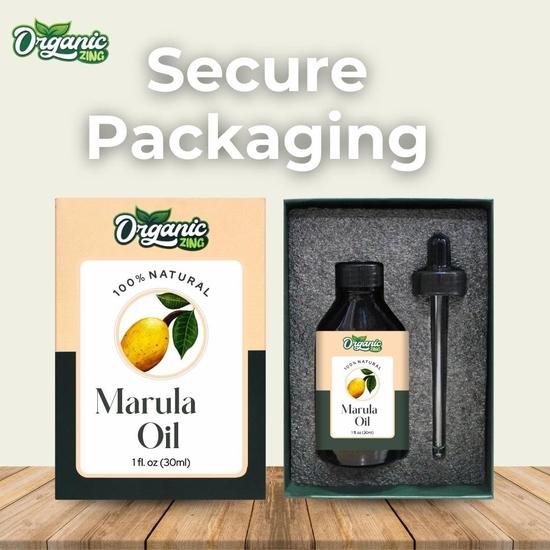 Organic Zing Marula Oil Pure & Natural for Skin, Face, Hair Care, Aromatherapy, Diffuser, Conditioner - 30ml