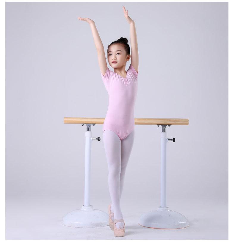 Летняя одежда для танцев с коротким рукавом Yiling Ballet для девочек - Летние модели для детских тренировок