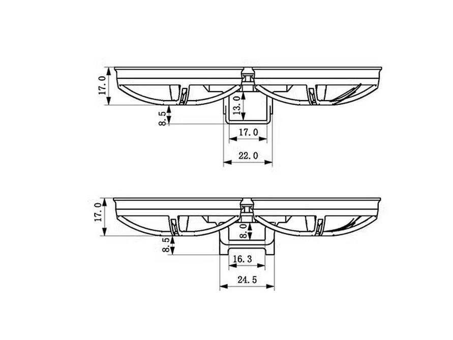 Рама Mobula8 85 мм: Прочное, низкопрофильное крепление FC
