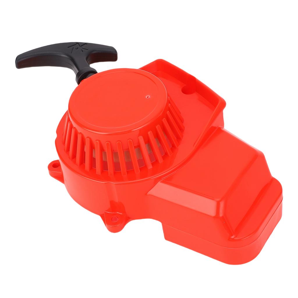 Pull Start Recoil Starter Aluminium Alloy Pull Recoil Starter with Flywheel for Most 47cc 49cc 2 Stroke Pocket Bikes ATV