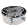 Подвесная миска для домашних животных из нержавеющей стали для кормления собак и кошек, миска для воды и птиц, миска для клетки
