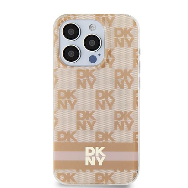 Dkny Dkhmp13Xhcptsp Iphone 13 Pro Max6.7 Różowy/Pink Hardcase Iml Checkered Mono Pattern & Printed Stripes Magsafe