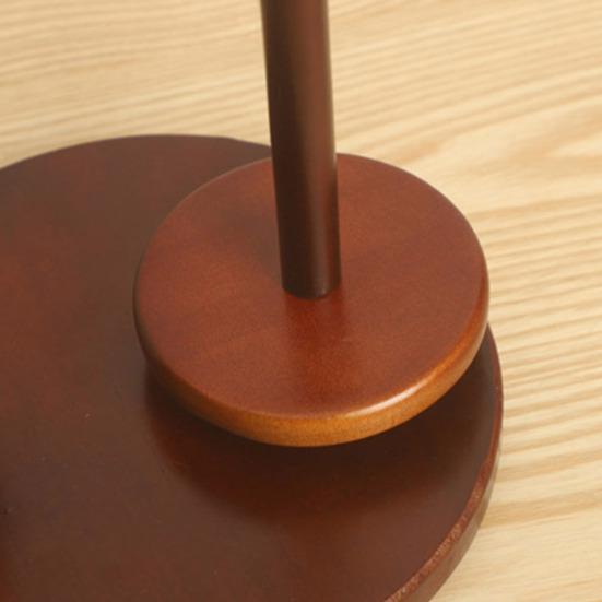 Деревянный держатель для ниток для вязания крючком с устойчивым основанием, без заусенцев, многоразовый вращающийся магнитный держатель ниток