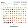 QQ Cartoon Emoji Stickers: Creative DIY Cute Expression Pack for Diary and Mood Decoration
