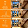 Motion Sensor Ceiling Light Battery Operated with Remote, 2 Pack Wireless Rechargeable Ceiling Lights Indoor, 3CCT Dimmable Closet Night Light for