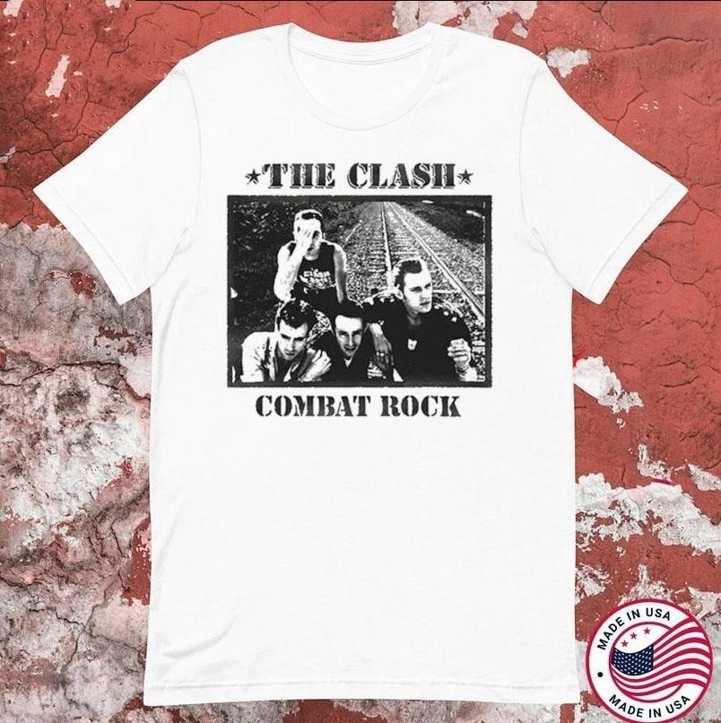 The Clash Combat Rock Vintage Album S-5XL T-shirt Q8631
