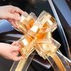 5pcs Pull Flower Wedding Car Decor Exquisite Reusable Cute Lovely Pull Bow Waterproof Wrap Packing Flower for Birthday