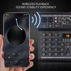Компактный 2-канальный Bluetooth-совместимый аудиомикшер с фантомным питанием 48 В для студийной записи и живых выступлений