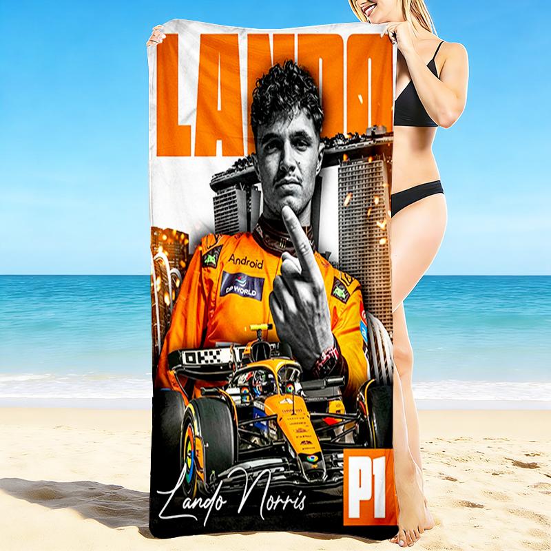 1Pc Legend Norris Beach Towel, Quick Dry, Multi-Use for Beach Pool Gym Yoga Home Travel, Christmas, Halloween, Xmas Gift S929622