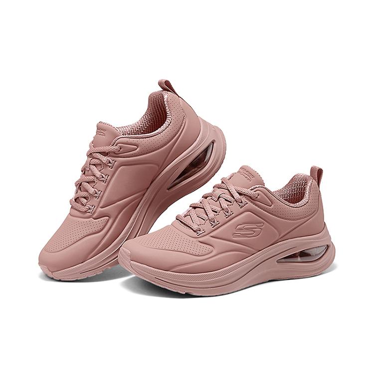 Skechers Модные универсальные повседневные поддерживающие легкие увеличивающие рост низкие кроссовки для бега женские кеды Каштановый 150136-RUST