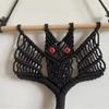 Hand Woven Bat Hanging Tapestry Black Color Geometric Wall Hanging  Bedroom Decor