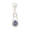 Iolite Gemstone 925 Sterling Silver Jewelry Handmade Pendant 1.78" Birthday Gift PP-21-8