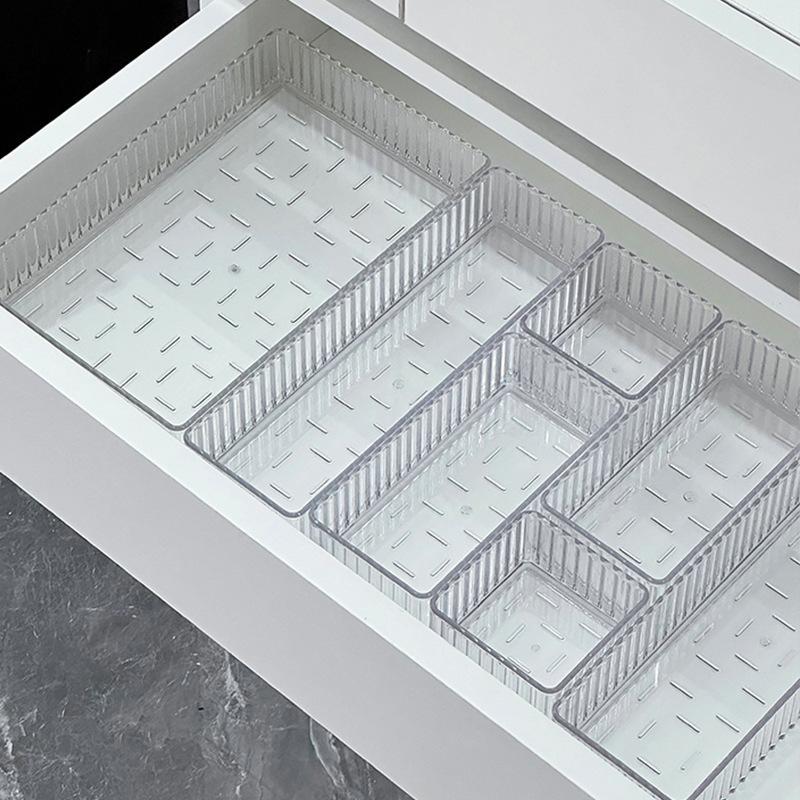 Desktop Drawer Style Storage Box Made of Acrylic with Built-in Stationery/cosmetics, Desk for Organizing and Bathroom Storage
