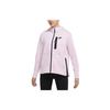 Solid Color Logo Zip-Up Hooded Jacket Women Jackets Pink DD5625-695