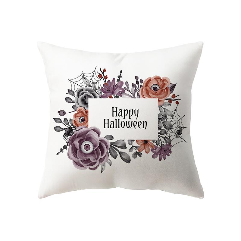 Тыквенный череп с принтом Хэллоуина, тема, наволочка, чехол для дивана, праздничный подарок, украшение для вечеринки, домашний декор