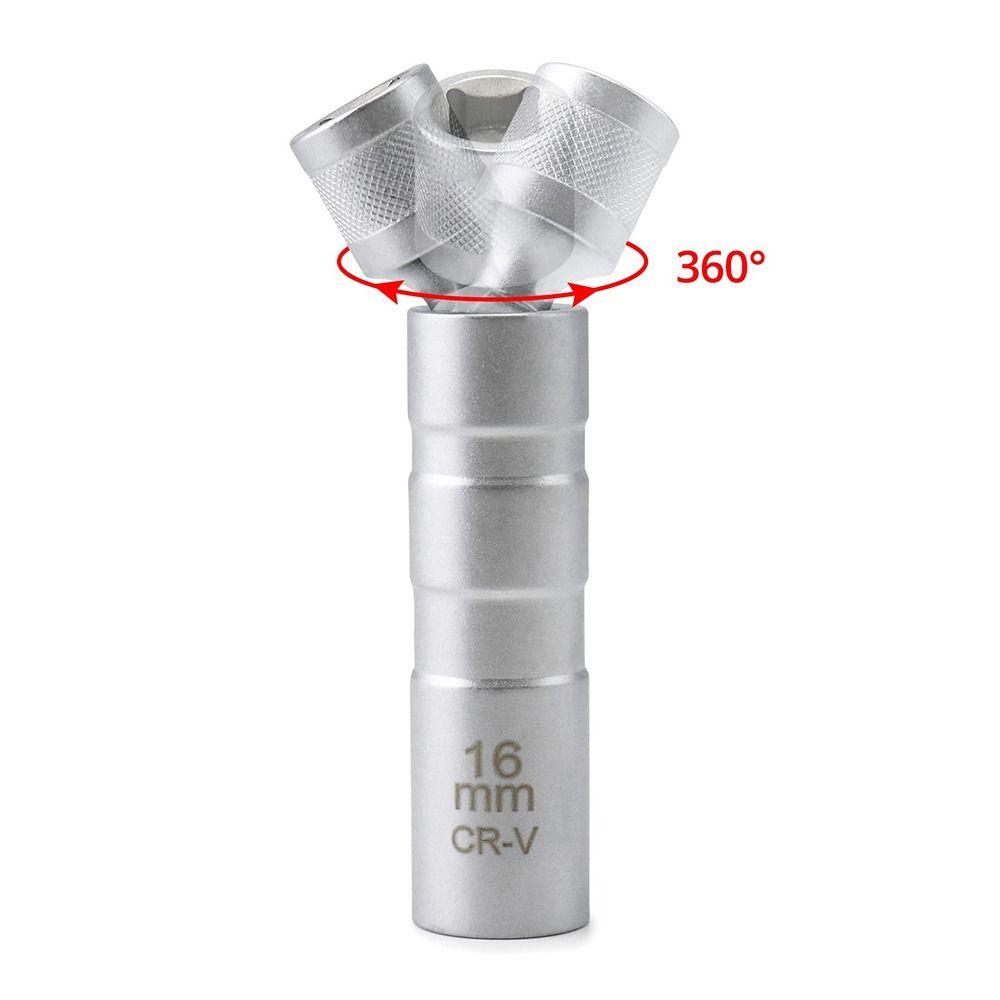 Удлиненная магнитная свечная головка Профессиональный инструмент для снятия свечей зажигания Автоаксессуары