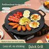 Non-Stick Korean Barbecue Plate for Induction Cookers & Outdoor Camping