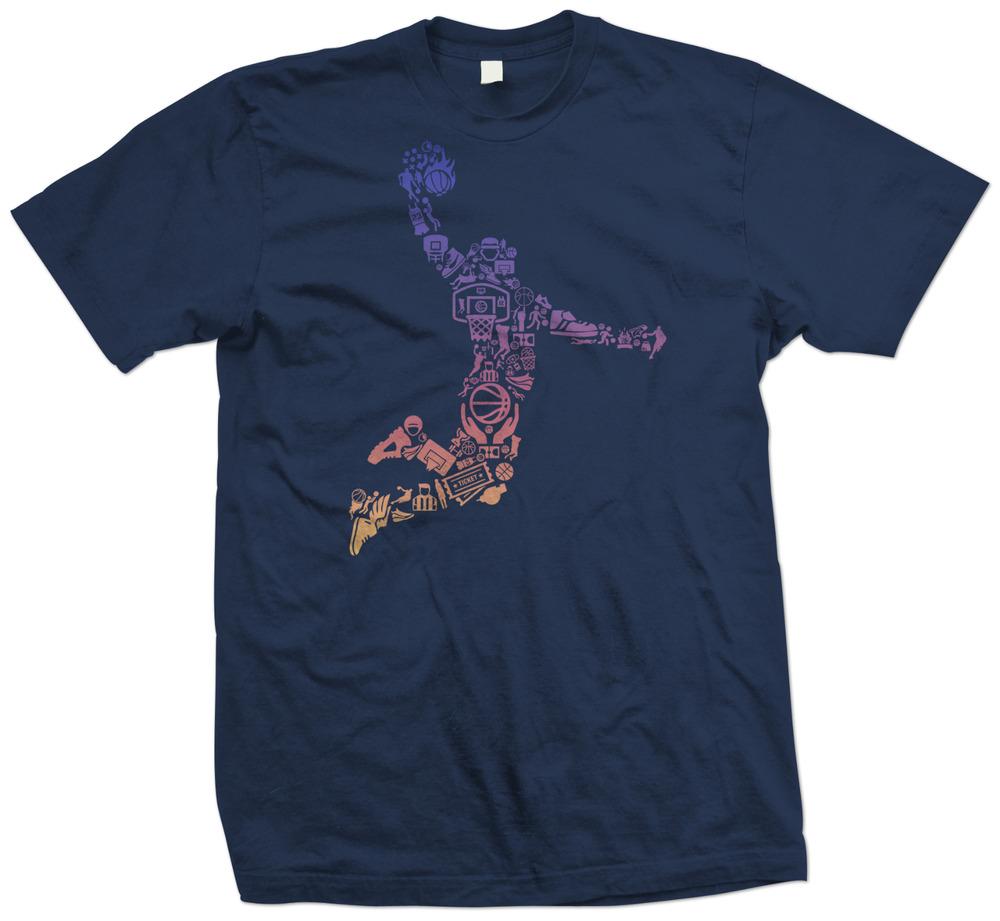 Футболка унисекс Basketball Slam Dunk Basketball Player