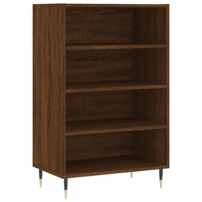 VidaXL Highboard Brown Oak 57x35x90 Cm Engineered Wood 827227