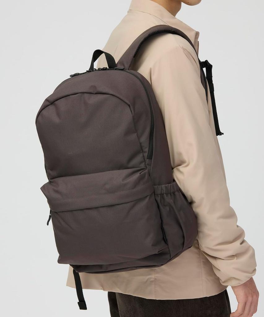 Everyday Use Backpack High Storage Dark 29L [Snow Peak] - Lightweight, Capacity, Water-Repellent, Brown,