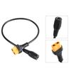 XT60 Female To 5.5x2.1mm Power Adapter Cable for FPV Monitor and Solar Panel Battery Connector Cord 32CM 12.6in