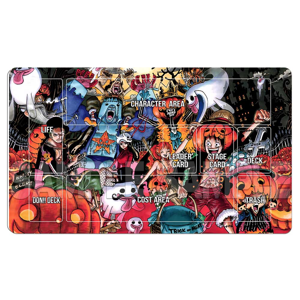 Игровой коврик One Piece Луффи Ло Зоро Эйс Коврик для коллекционной карточной игры OPCG CCG Настольный коврик