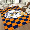 1PC Luton Town Crest Floor Mat for Living Room, Game Rooms, Office, Bedroom, Office Floor Mat Playful Design, Christmas fan gifts
