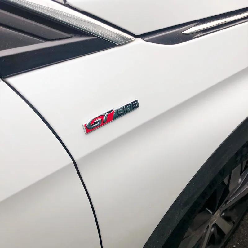 For Peugeot GT Line Logo 308 508 Rear Boot Trunk Tailgate Emblem Side Fender Badge Decals 3008 5008 Renault KIA Stickers Stinger