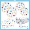 Paw Prints Party Supplies Birthday Decorations Tableware Decorations Banner Tablecloth Napkin Knives And Forks Spoons Paper Cups Paper Towels