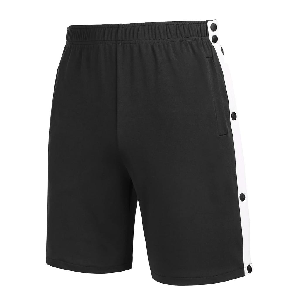 Весенние и летние мужские полнобортные шорты по бокам, свободные повседневные спортивные тренировочные брюки