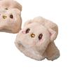 Cute Bear Gloves Women's Autumn and Winter Fleece Thickened Casual Windproof Cute Warm Plush Full Finger Neck