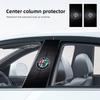 AZXL7 2 шт. Наклейки на центральную стойку автомобиля BC Защитные наклейки на стойку для Giulia Stelvio Giulietta 156 159 147 Mito Tonale Brer