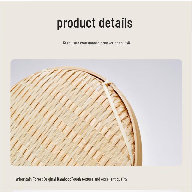 Плетеная корзина для сбора ягод и грибов из бамбука, ручная работа