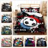 Серия «Футбол» Персонализированный Крутой 3D Набор Лоскутного Одеяла для Кровати Комплект из Трех Предметов с Цифровой Печатью