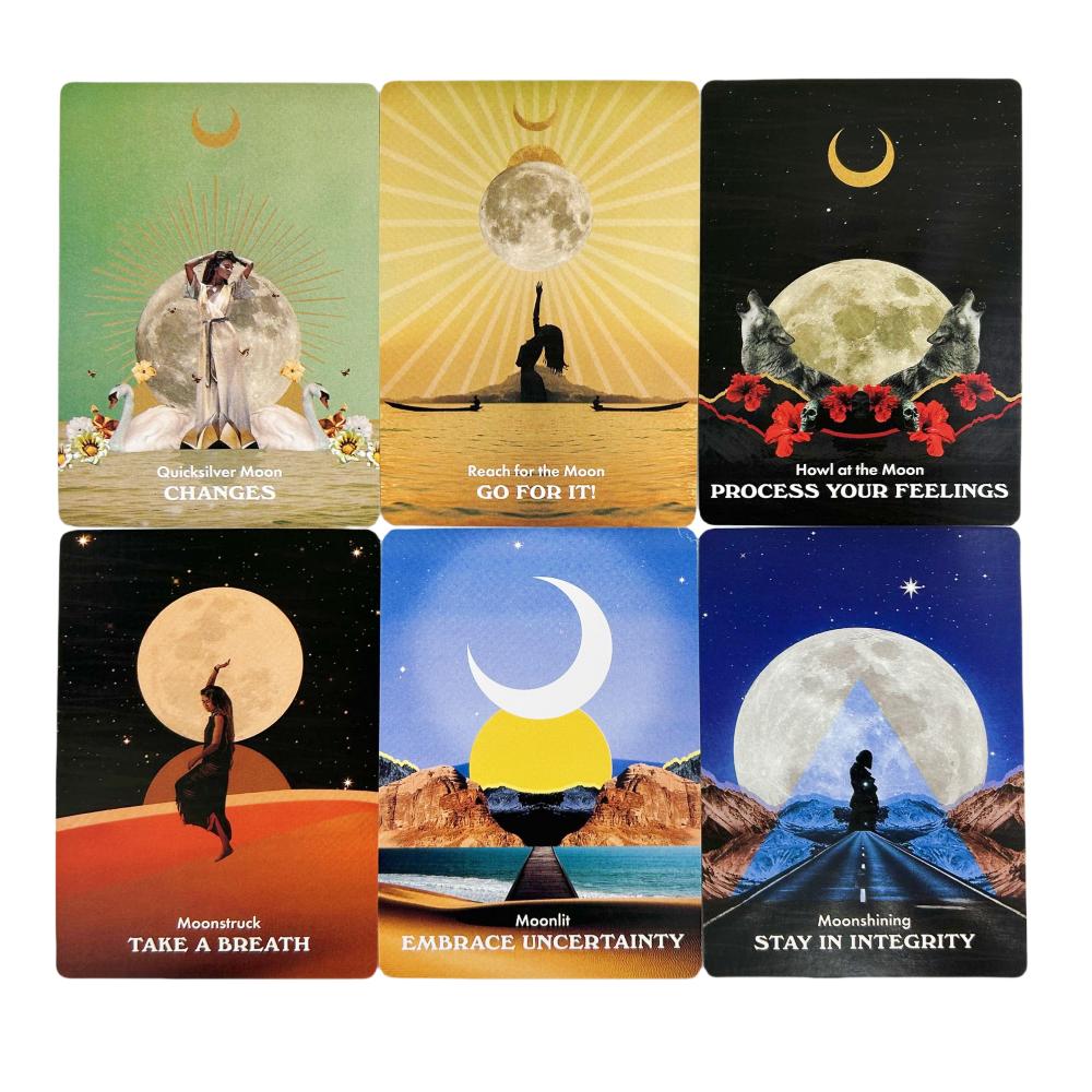 Лунология Сообщения Оракул Карты Гадания Колода Английские Версии Издание Доска Таро Игровые Настольные Игры Для Вечеринки