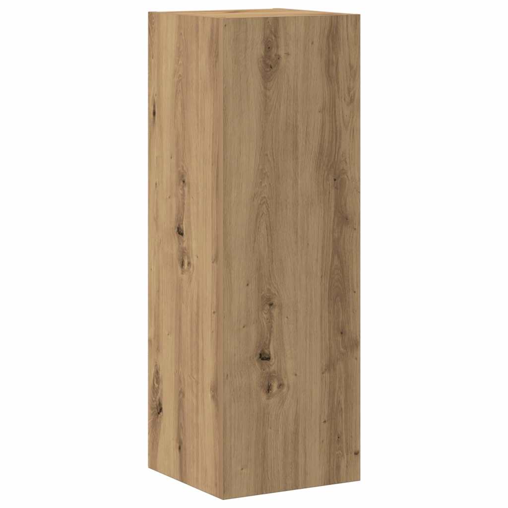 TV Wall Cabinets 4 pcs Artisan Oak Wood Based Material
