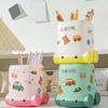 Desk Pen Holder Cartoon Vehicle Shape Pencil Holder Multi-functional Desktop Makeup Brush Organizer for Home School Office
