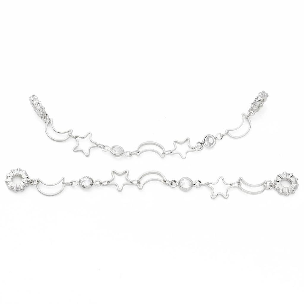 1pc/bag High Color Set Crystal And Bead Safety Chain DIY Bracelet Earrings Jewelry Accessories