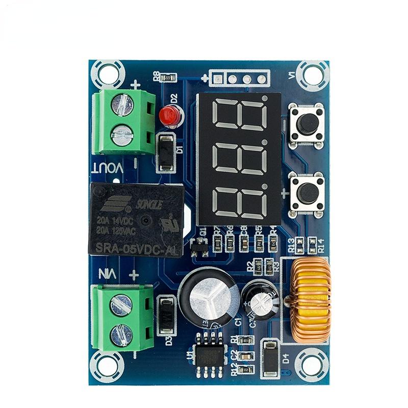 XH-M609 Разъединитель низкого напряжения, отключение 12 В, 24 В, 36 В, цифровой светодиодный дисплей, защита от переразряда для литиевой батареи 12-36 В