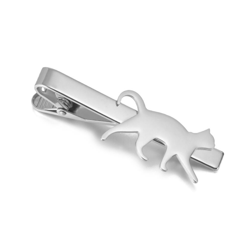 Punk Cat Tie Clip Cute Sausage Dog Necktie Buckle Creative Dachshund Tie Pin  Women Men