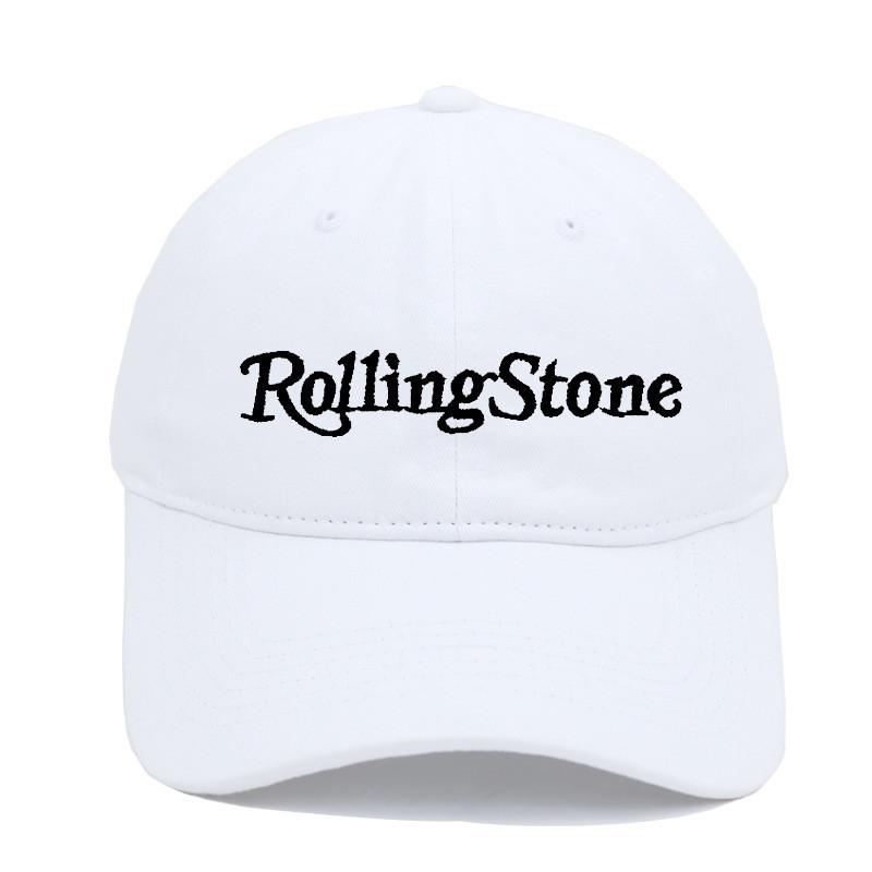 Бейсболка с вышивкой Rolling Stone из стираного хлопка для защиты от солнца летом