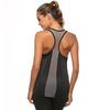 Back Mesh Breathable Yoga Vest Women Sleeveless Athletic Workout Top Fitness Gym Running Sport Shirt