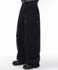 SCALLYWAG Washed Fatigue Front Cargo Pants [Black]