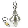 Stainless Steel Anal Plug Lock Rotate Open Expension Chastity for Restraints Slave Ass Hole