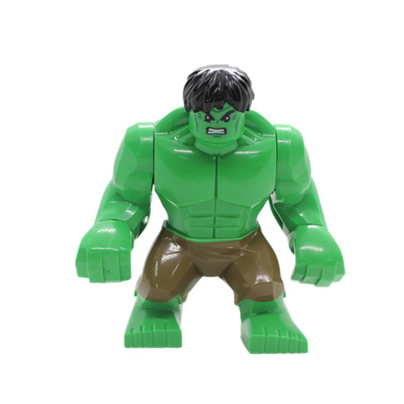 Супергеройский конструктор из фильма Marvel, аниме, Мстители, Халкбастер, сборные игрушки для детских праздничных подарков