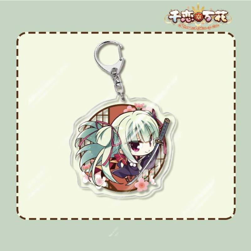 Игра Senren Banka Аниме Периферия Акриловый Брелок Murasame Tomotake Yoshino Брелок Подвеска Декоративные Аксессуары Подарок