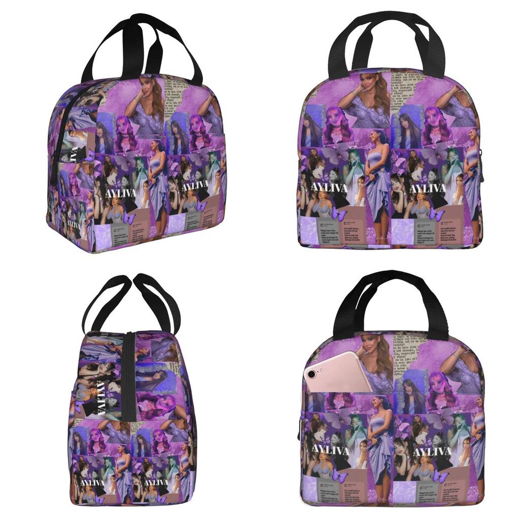 Ayliva Insulated Lunch Bag for Kids School Cooler Thermal Food Box Tote Portable Lunch Boxes Container